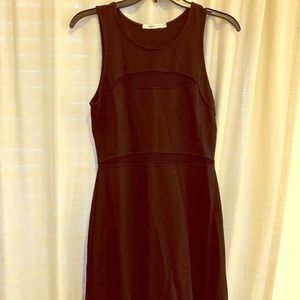 Bailey44 flirty mesh cut out midi dress